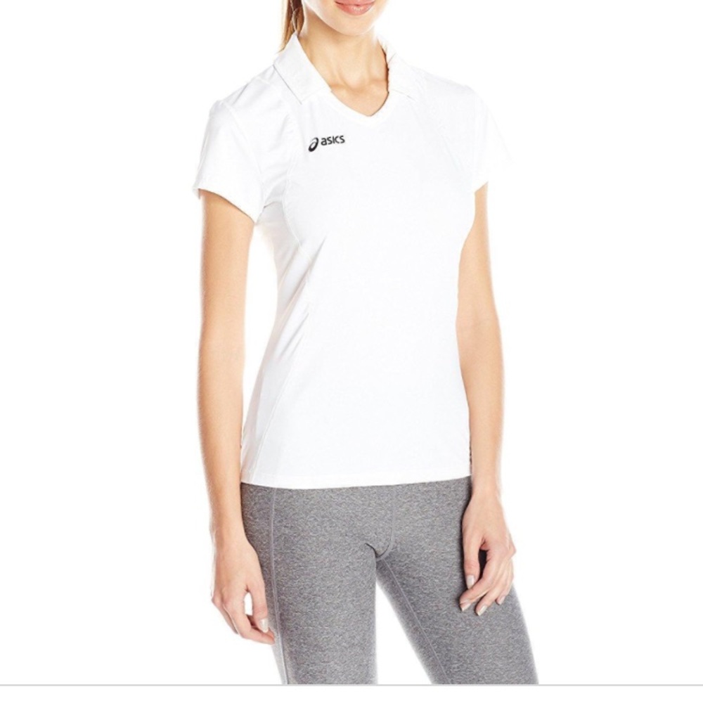 ASICS white cap sleeve